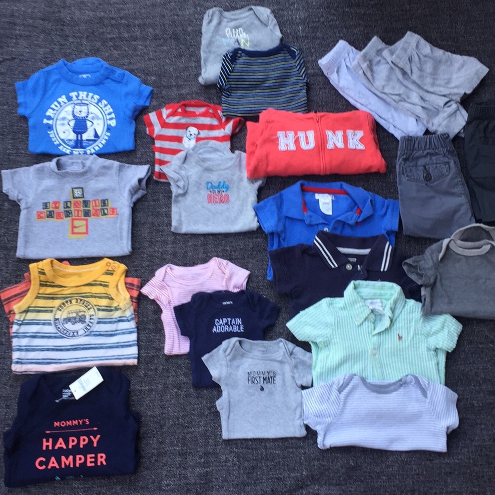 22pc baby boy clothes
